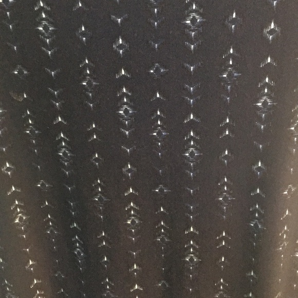 Navy blue mini dress with pattern - Picture 4 of 4